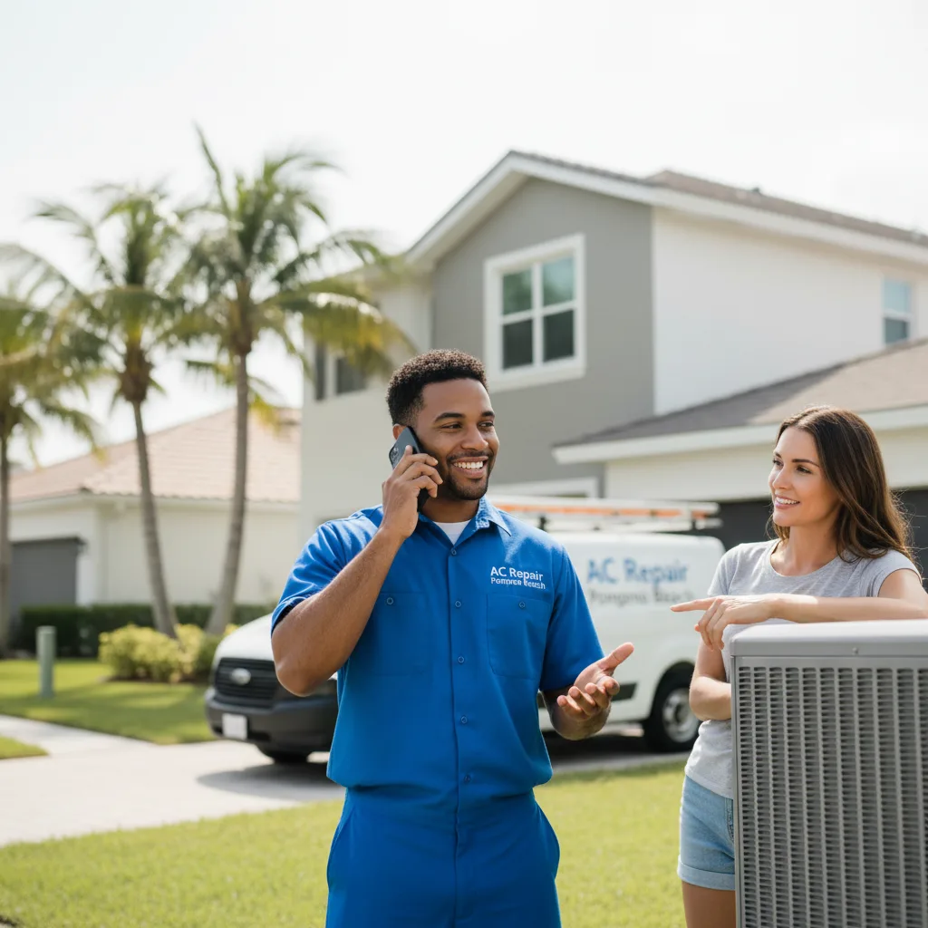 AC Repair Pompano Beach customer support in Olmito